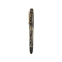 Набор Duke Министр:ручка-роллер на подставке в виде полумесяца, черный/золотистый, черный/золотистый, ручка, держатель- металл, подстака- пластик с покрытием под кожу