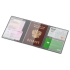 Обложка на магнитах для автодокументов и паспорта Favor, светло-серая, светло-серый, полиуретан