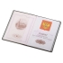 Классическая обложка для паспорта Favor, светло-серая, светло-серый, полиуретан
