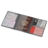 Обложка на магнитах для автодокументов и паспорта Favor, красная/серая, красный/серый, полиуретан