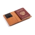 Обложка для паспорта Нит, оранжевый, оранжевый, натуральная кожа