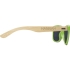 Sun Ray очки с бамбуковой оправой, зеленый лайм, лайм, бамбук, 85% пластик pp, 15% бамбуковое волокно