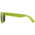 Солнцезащитные очки Retro - сплошные, лайм, лайм, пп пластик