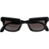 Складные очки с зеркальными линзами Ibiza, черный, черный, пластик, акрил
