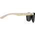 Taiyō, зеркальные поляризованные солнцезащитные очки в оправе из переработанного PET-пластика/бамбука в подарочной коробке, дерево, дерево, пластик pet, дерево