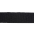 Ремень на пояс Canvas из ткани с металлической пряжкой, черный, черный, ремень- 100% полиэстер, пряжка- металл