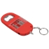Брелок-открывалка с отвертками и фонариком Uni, софт-тач, красный, красный, пластик с покрытием soft-touch/металл