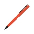 Ручка пластиковая soft-touch шариковая «Taper», красный/черный, красный/черный, пластик