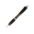 Ручка шариковая Nash, черный, синие чернила, черный/серебристый, пластик