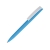 Ручка пластиковая soft-touch шариковая Zorro, голубой/белый