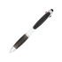 Шариковая ручка Nash 4 в 1, белый/черный, белый/черный, абс пластик