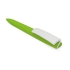 Ручка пластиковая soft-touch шариковая «Zorro», зеленое яблоко/белый, зеленое яблоко/белый, пластик с покрытием soft-touch