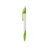 Ручка шариковая «Тироль», белый/зеленое яблоко, белый/зеленое яблоко, пластик