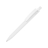 Ручка шариковая пластиковая из RPET RECYCLED PET PEN STEP F, белый, белый, rpet пластик