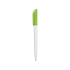 Ручка пластиковая шариковая Миллениум Color CLP, белый/зеленое яблоко, белый/зеленое яблоко, пластик