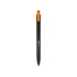 Шариковая ручка Dalaman, черный/оранжевый, аБС пластик