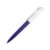 Ручка пластиковая шариковая «Umbo BiColor», синий/белый, синий/белый, пластик