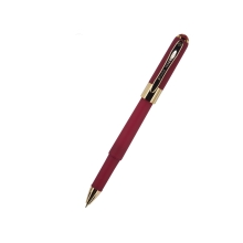Ручка пластиковая шариковая Monaco, 0,5мм, синие чернила, бордовый