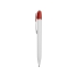 Ручка шариковая Celebrity «Эллингтон» белая/красная, белый/красный/серебристый, пластик