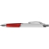 Ручка шариковая «Призма», белый/красный, белый/красный, пластик