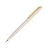 Ручка шариковая Senator модель Point Gold, белый, белый/золотистый, пластик