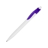 Ручка шариковая Какаду, белый/фиолетовый (P), белый/фиолетовый, пластик