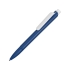 Ручка шариковая ECO W, синий, синий, пшеничное соломенное волокно - 30%, переработанный пластик - 70%