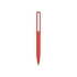 Ручка шариковая пластиковая Bon с покрытием soft touch, красный, красный, пластик