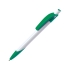 Ручка шариковая «Тироль», белый/зеленый, белый/зеленый, пластик