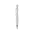 Шариковая ручка Naples, белый/прозрачный, аБС пластик