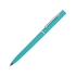 Ручка шариковая Navi soft-touch, голубой, голубой, пластик с покрытием soft-touch
