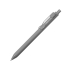 Ручка пластиковая шариковая Clip, софт-тач, серый, серый, пластик/металл