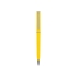 Ручка шариковая Наварра, желтый, желтый матовый/серебристый, пластик/металл