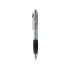 Шариковая ручка Nash, черный/серебристый, абс пластик