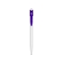 Ручка шариковая Какаду, белый/фиолетовый (P), белый/фиолетовый, пластик