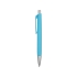Ручка пластиковая шариковая Gage, голубой, голубой/серебристый, пластик