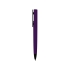 Ручка пластиковая soft-touch шариковая Taper, фиолетовый/черный, фиолетовый/черный, пластик с покрытием soft-touch