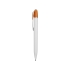 Ручка шариковая Celebrity «Эллингтон», белый/оранжевый, белый/оранжевый/серебристый, пластик