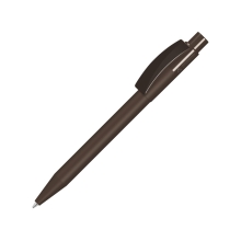 Шариковая ручка из вторично переработанного пластика Pixel Recy, коричневый