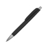 Ручка пластиковая шариковая Gage, черный, черный/серебристый, пластик