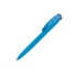 Ручка шариковая трехгранная UMA TRINITY K transparent GUM, soft-touch, голубой, голубой, пластик с покрытием soft-touch