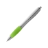 Шариковая ручка Nash, лайм/серебристый, абс пластик