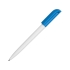 Ручка пластиковая шариковая Миллениум Color CLP, белый/голубой, белый/голубой, пластик
