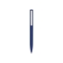 Ручка шариковая пластиковая Bon с покрытием soft touch, темно-синий, темно-синий, пластик
