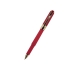Ручка пластиковая шариковая Monaco, 0,5мм, синие чернила, красный, красный/золотистый, пластик с покрытием silk-touch/металл