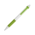 Ручка пластиковая шариковая «Centric» с грипом, белый/зеленое яблоко, белый/зеленое яблоко, пластик