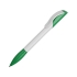 Ручка шариковая Senator модель Hattrix Basic, белый/зеленый, белый/зеленый, пластик