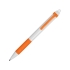 Ручка пластиковая шариковая «Centric» с грипом, белый/оранжевый, белый/оранжевый, пластик