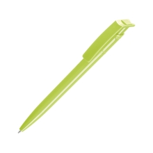 Ручка шариковая пластиковая RECYCLED PET PEN, синий, 1 мм, фисташковый