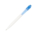 Шариковая ручка Thalaasa из океанического пластика, синий прозрачный/белый, синий прозрачный, белый, переработанный пластик
